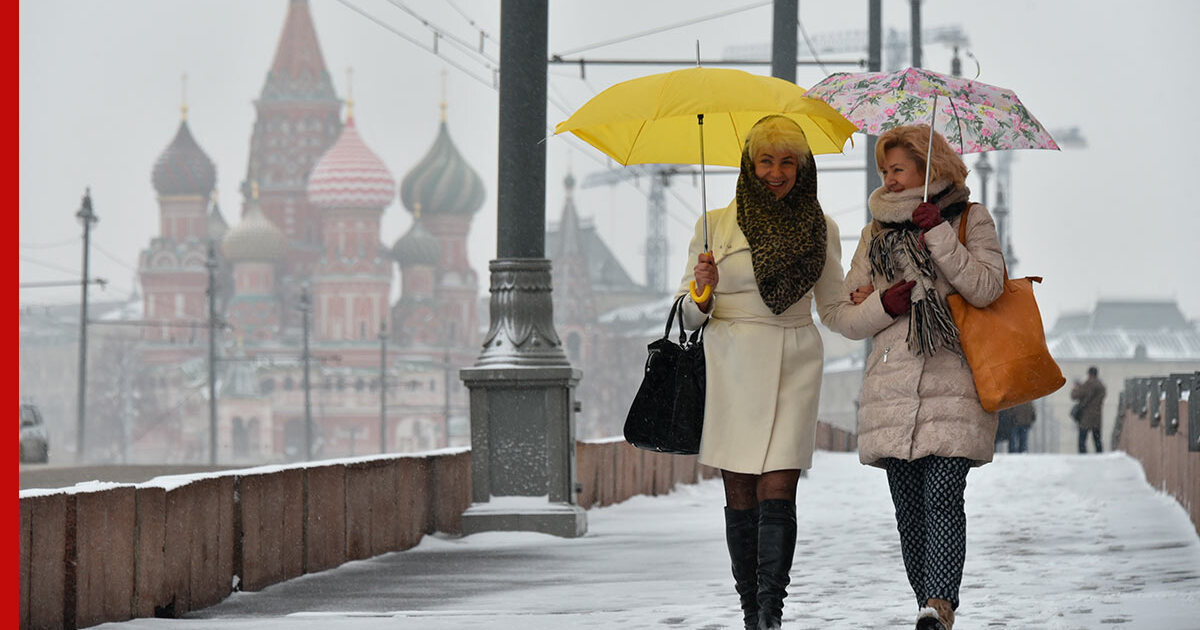 Москва погода март