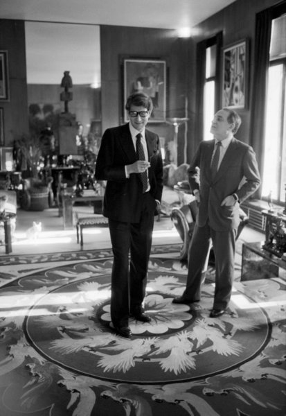 Ив Сен Лоран и Пьер Берже. 1983 год