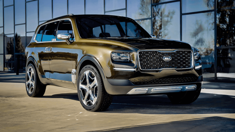 KIA представила дизайн премиального внедорожника Telluride