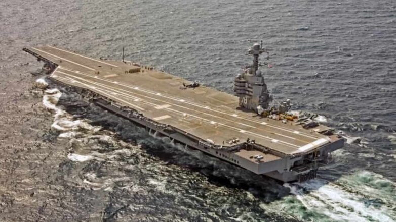 Авианосец ВМС США «Джеральд Форд» сломался во время испытаний