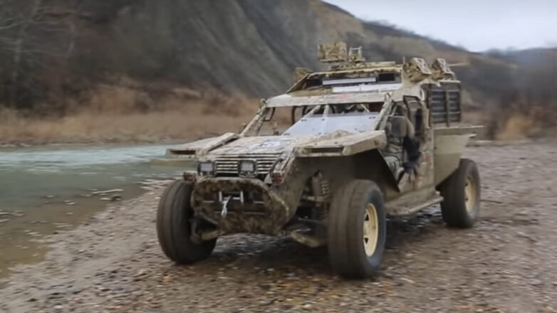 Российский спецназ впервые десантировался с боевыми багги в горах Кавказа