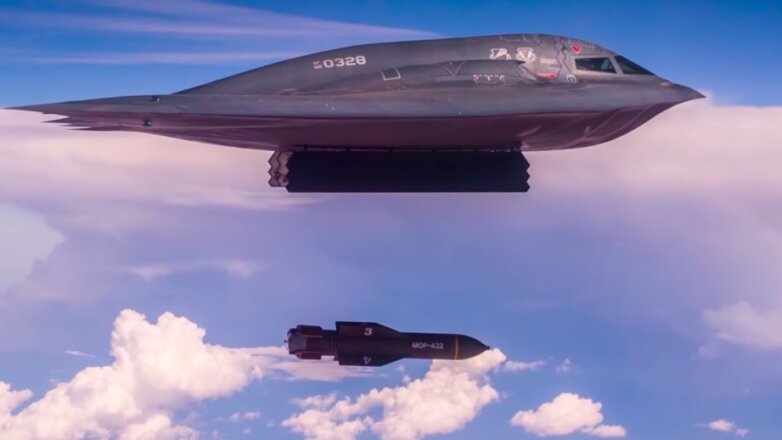 ВВС США опубликовали видео сброса двух гигантских авиабомб