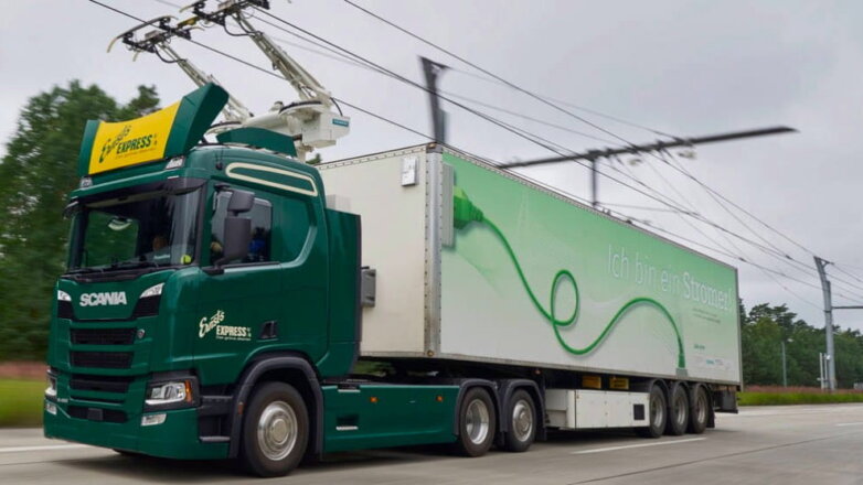В Германии тестируют автобан для электрогрузовиков