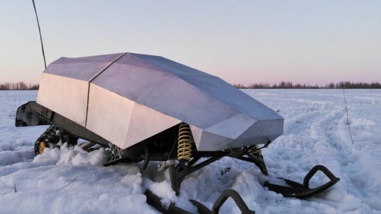 Появилось видео арктического снегохода-беспилотника «Белый кот»