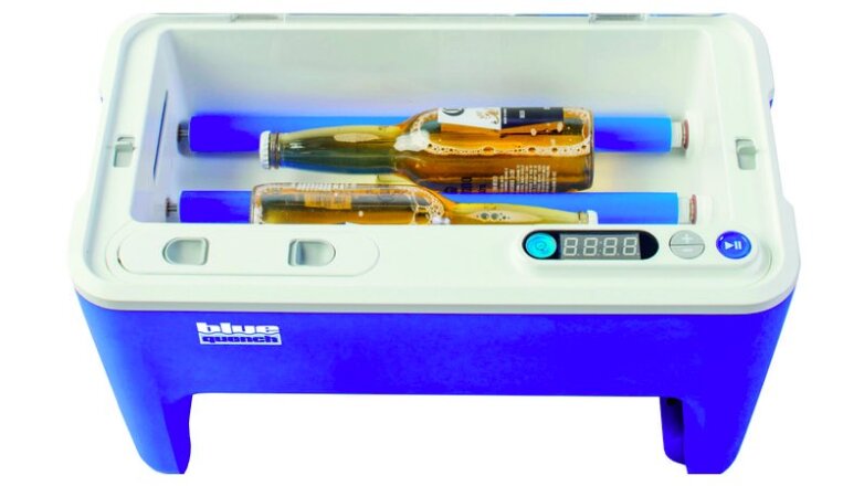 Появился холодильник, который охлаждает шесть банок жидкости за минуту