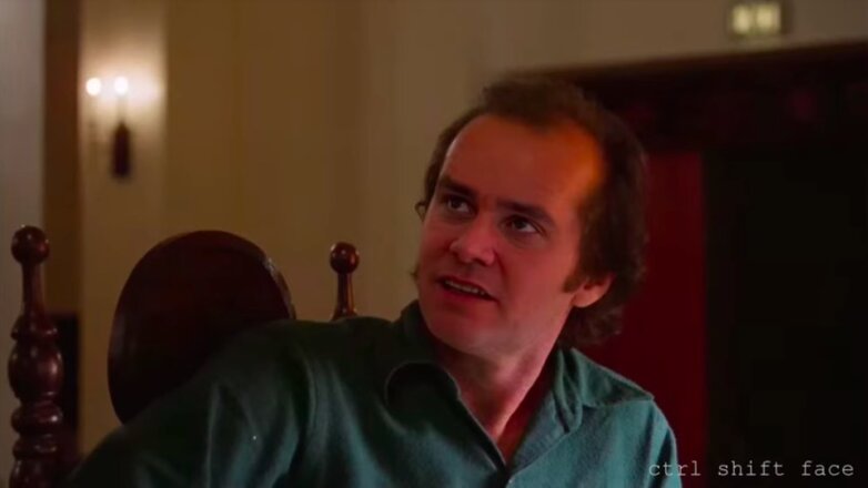 Джим Керри "подменил" Джека Николсона в "Сиянии"