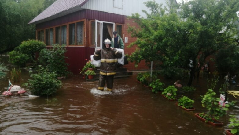 Уровень воды в реке Ия в Тулуне прекратил расти