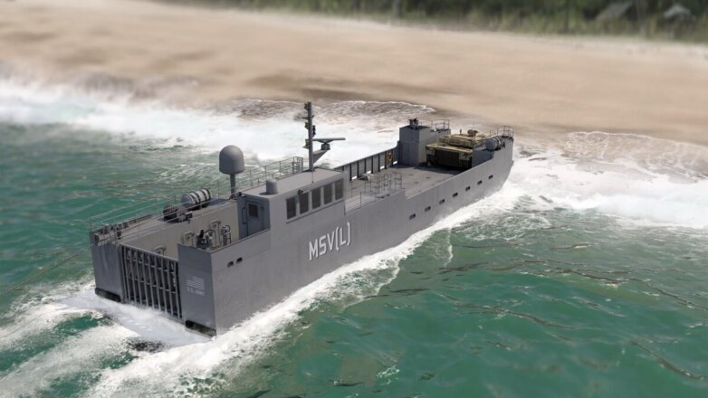 В США начато строительство первого десантного катера нового поколения