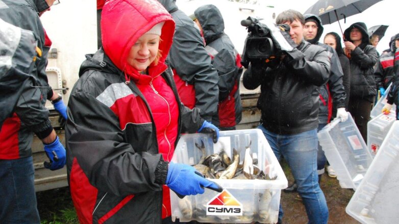 СУМЗ выпустит в водохранилище 10 тысяч толстолобиков