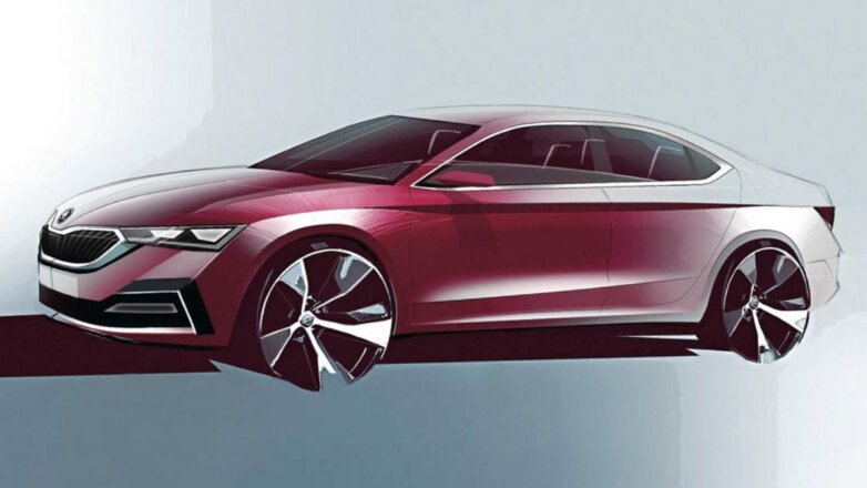 Представлены официальные эскизы обновлённой Skoda Octavia