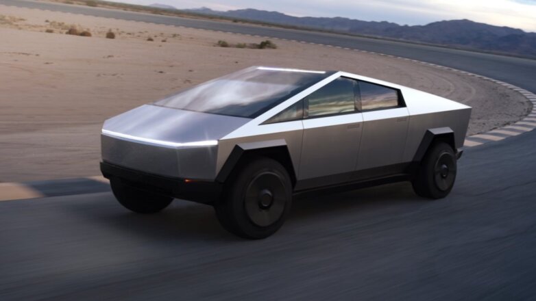 Дорожные испытания пикапа Tesla Cybertruck впервые сняли на видео