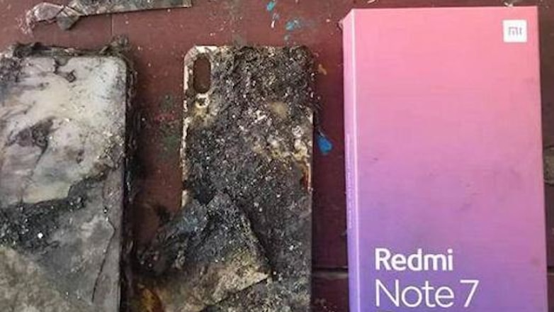 Бюджетный смартфон Redmi Note 7 взорвался без видимых причин