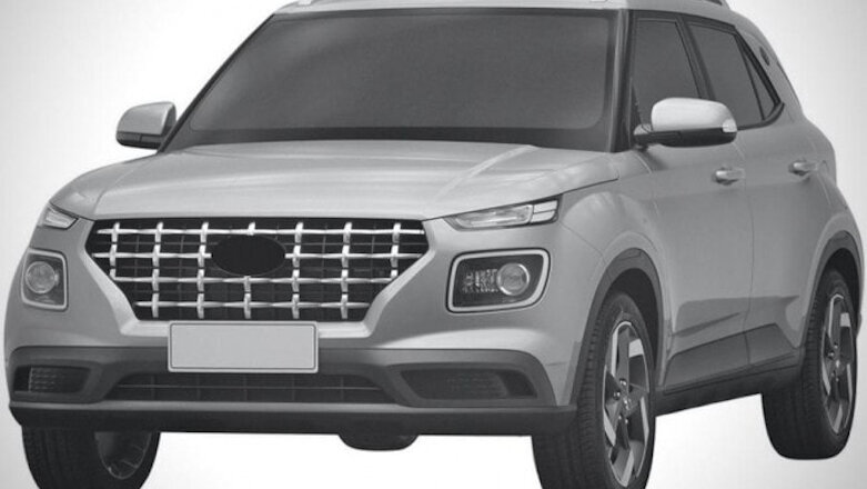 Hyundai запатентовала в России внешность самого маленького кроссовера