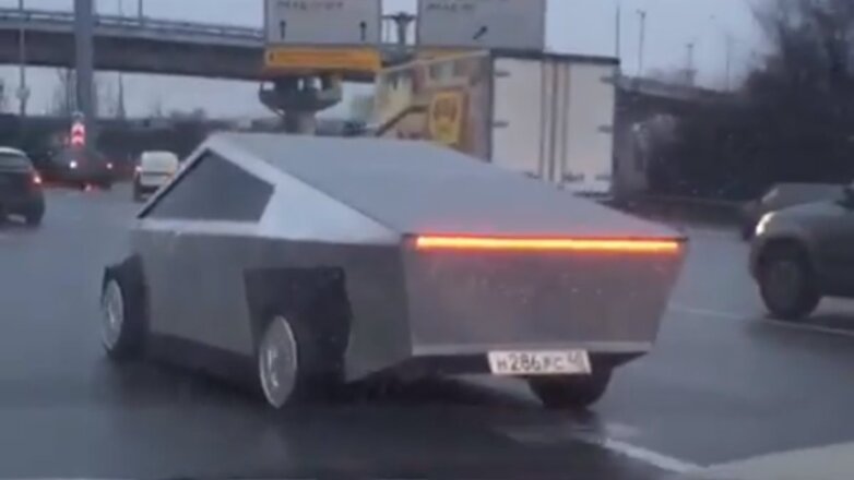 Российский аналог пикапа Tesla сняли на видео
