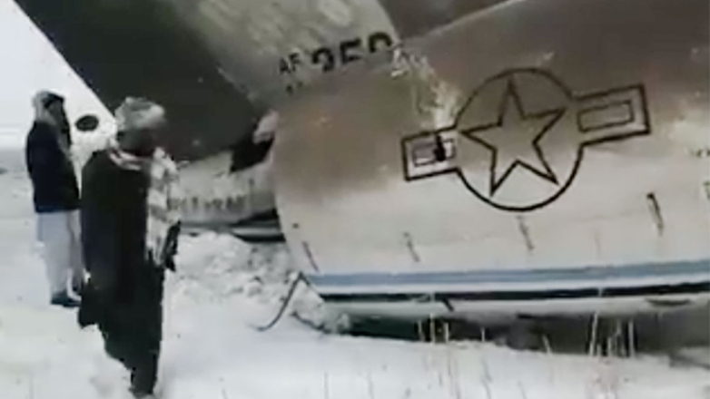 Разбившийся в Афганистане самолёт оказался бортом ВВС США