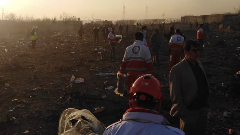 Все пассажиры рухнувшего в Иране самолёта погибли