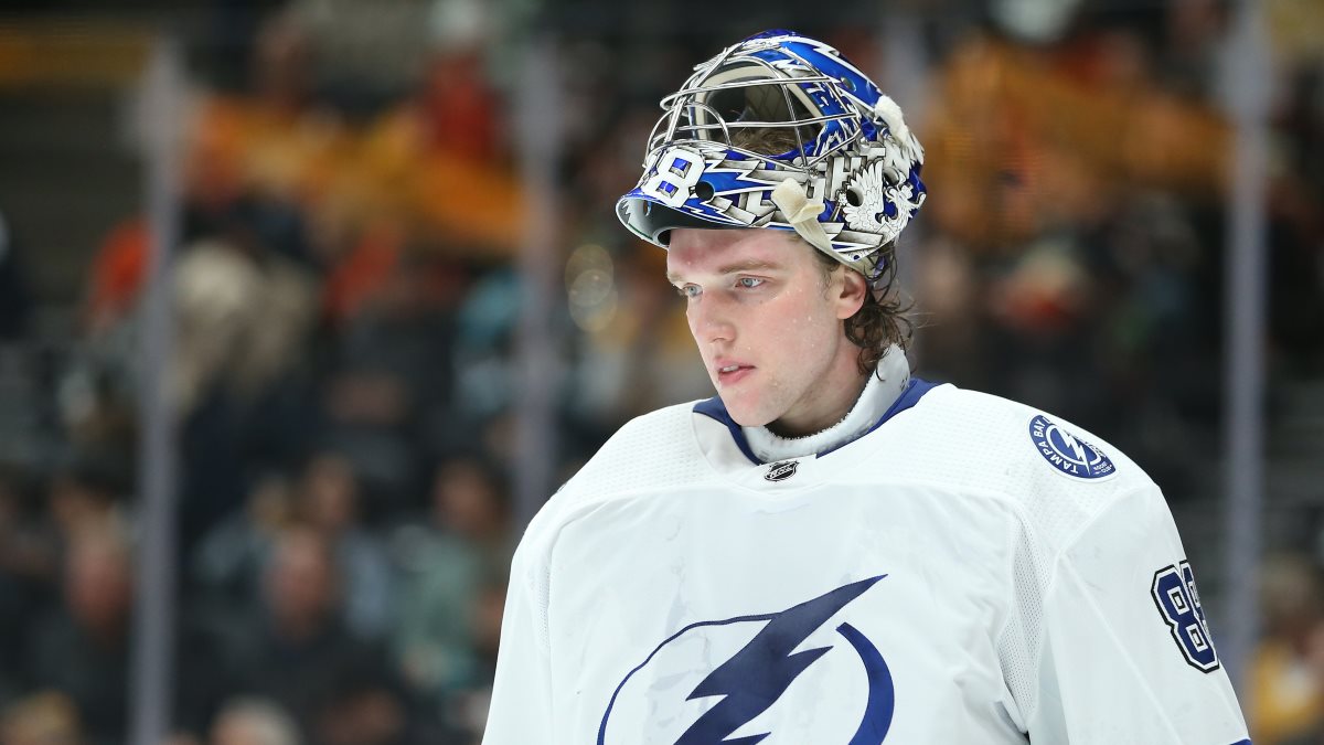 Российский хоккеист Андрей Василевский