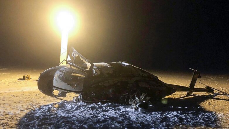 Стали известны основные версии крушения вертолёта с Хайруллиным