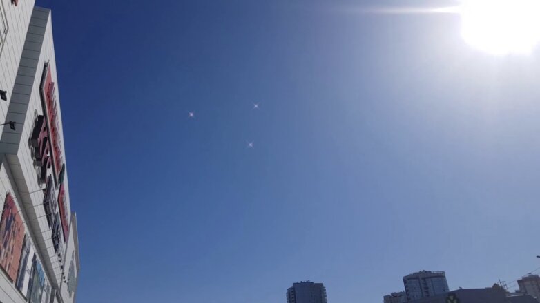 На видео сняли летающее в небе над Томском «НЛО»