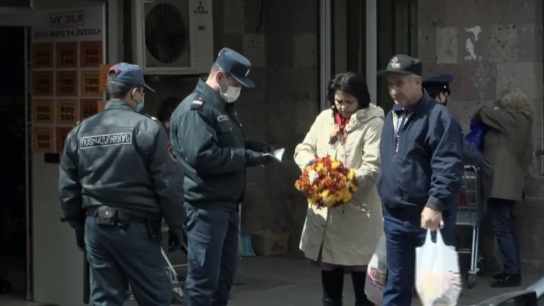 В Армении число выявленных случаев заражения COVID-19 выросло до 3392