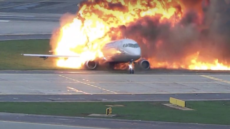 Пилот сгоревшего в Шереметьево SSJ100 рассказал свою версию случившегося