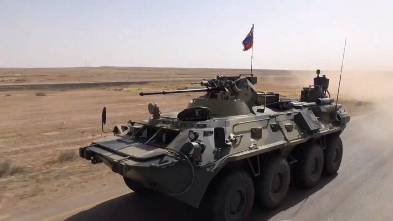 В Сирии во время патрулирования подорвали российский БТР