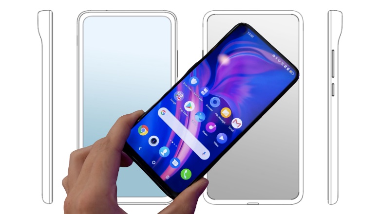 TCL запатентовала футуристический телефон с невидимыми камерами