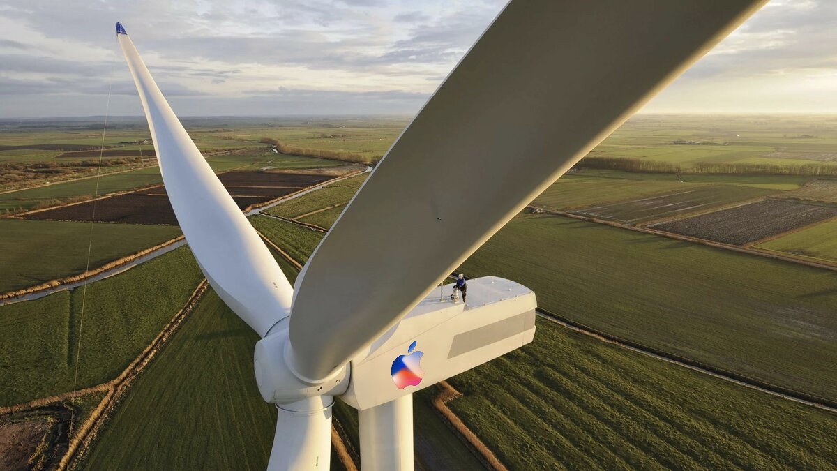Apple построит самые крупные в мире ветряные турбины