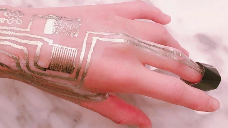 Инженеры научились печатать электронику на коже