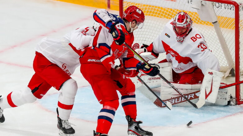 "Спартак" потерпел второе поражение подряд в матче КХЛ