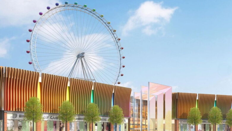 В Москве началась установка самого высокого колеса обозрения в Европе