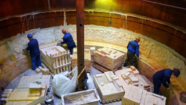 В ЧЦЗ идет ремонт печи кипящего слоя