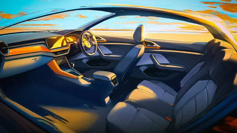 Skoda презентовала интерьер самого доступного кроссовера