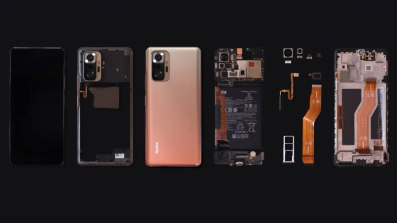 В Xiaomi показали "начинку" Redmi Note 10 Pro: видео