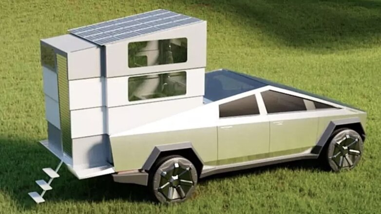 Tesla Cybertrack получит пристройку-кемпер