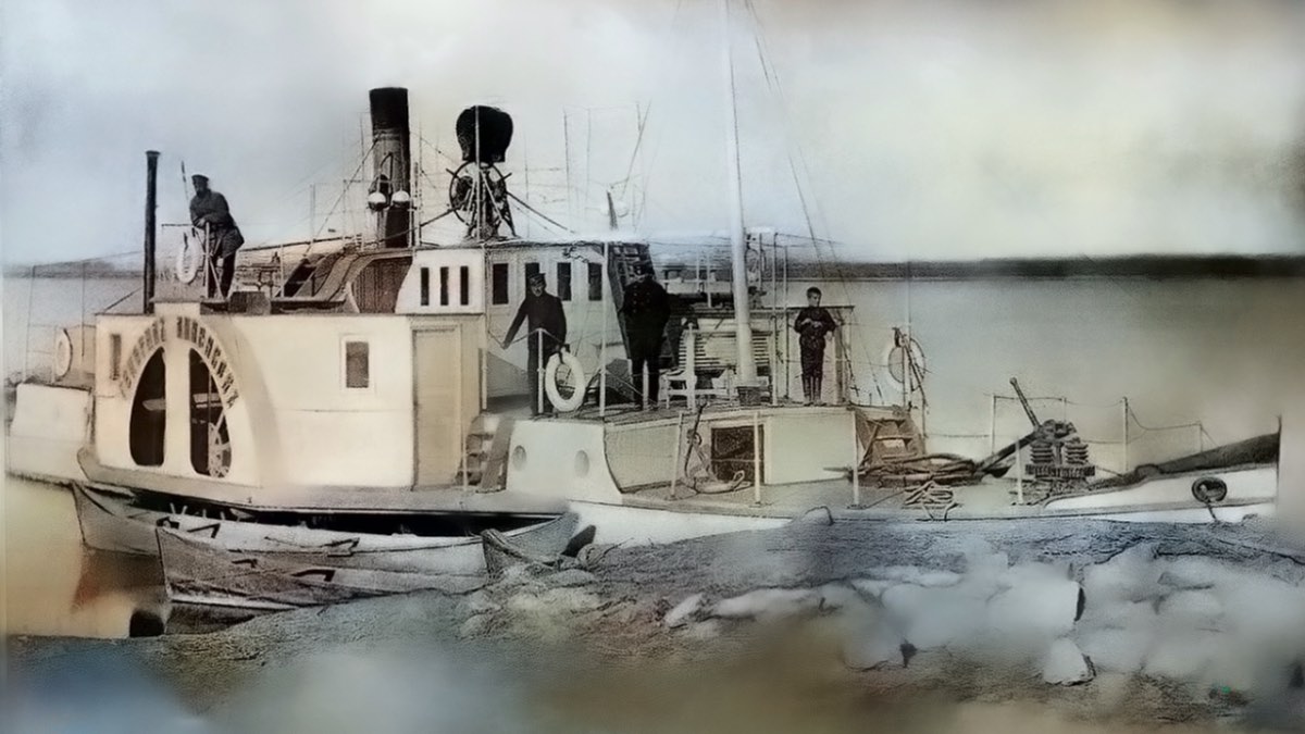 Пароход Амударьинской флотилии до революции