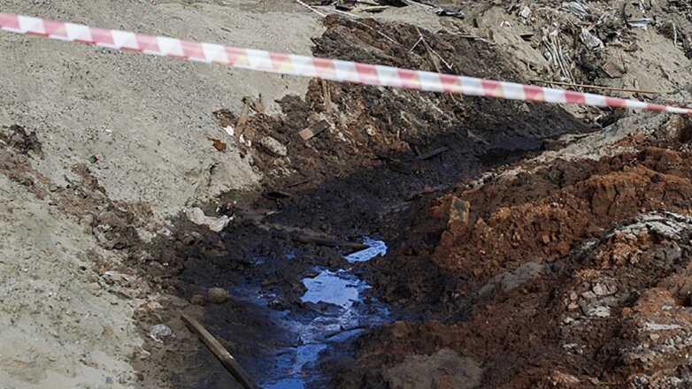 Крупная утечка топлива произошла в Красноярском крае