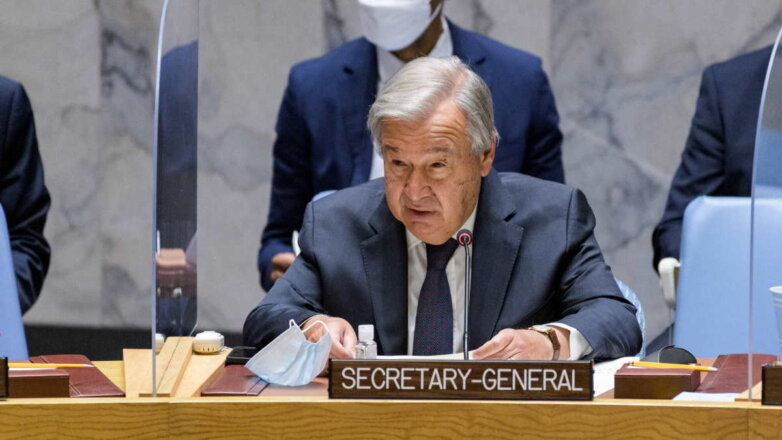 Генсек ООН предупредил об угрозе гуманитарной катастрофы в Афганистане