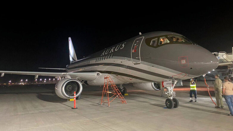 Оснащение российского бизнес-джета Aurus показали на авиасалоне в Дубае