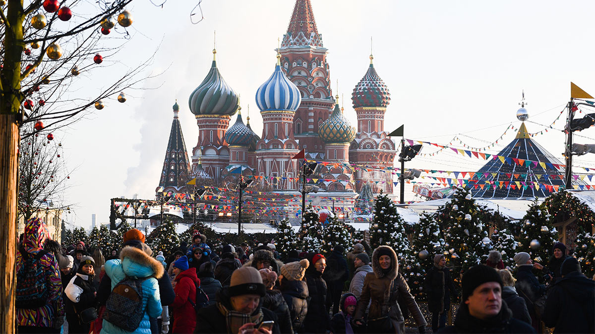 Зима в Москве