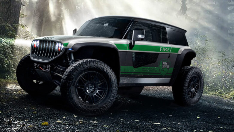 Умеющий ездить боком электрический внедорожник Vanderhall Brawley построили в США