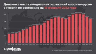 За сутки в России выявили 166 тысяч новых случаев COVID-19