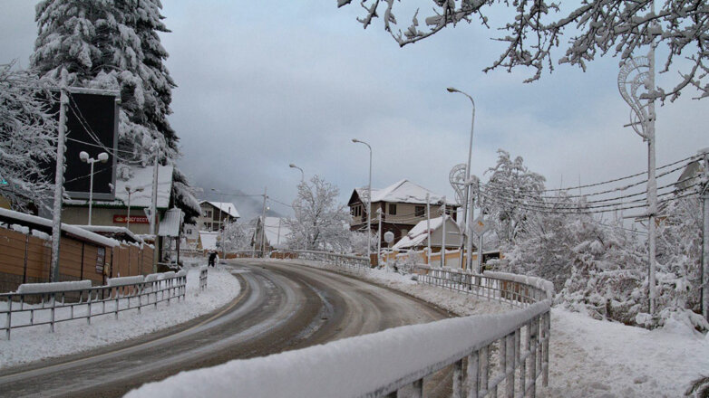 В Красной Поляне на мартовские праздники ожидаются снегопады
