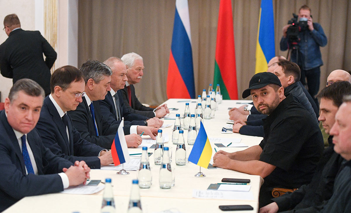 Российско-украинские переговоры в Белоруссии