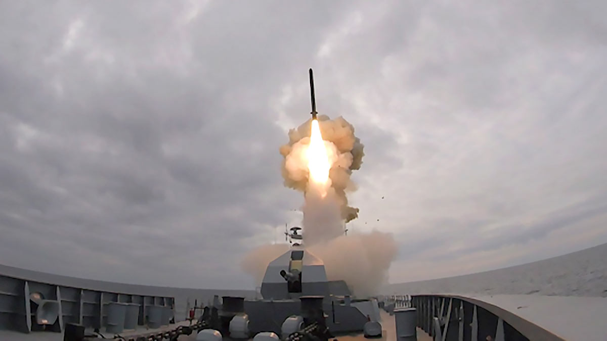 Пуски ракет «Калибр»