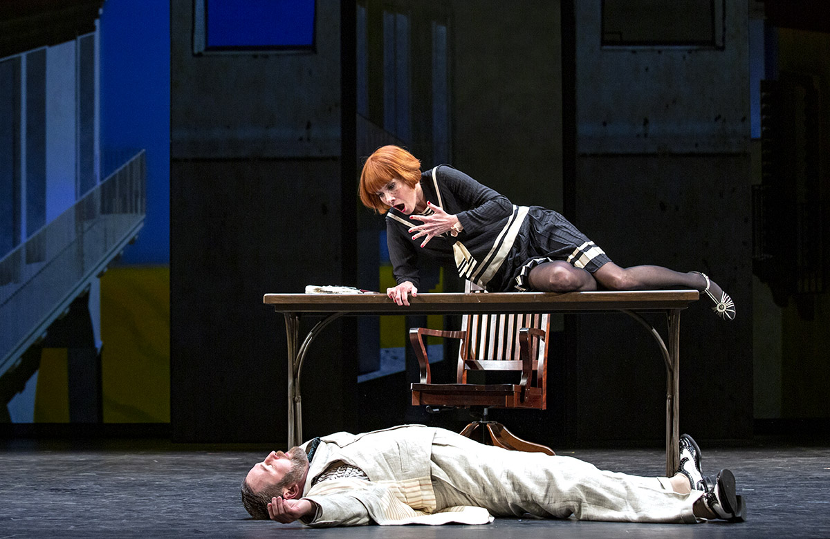 Сцена из спекталкя «Укрощение строптивой»