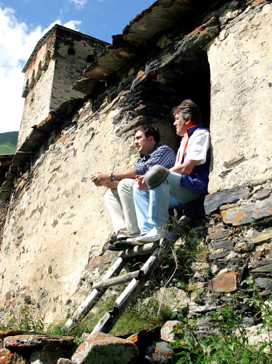 Михаил Саакашвили и Виктор Ющенко