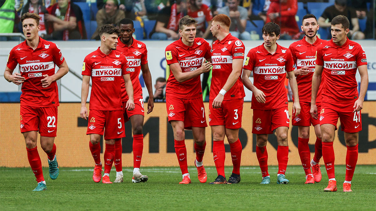 Игроки Московского "Спартака"