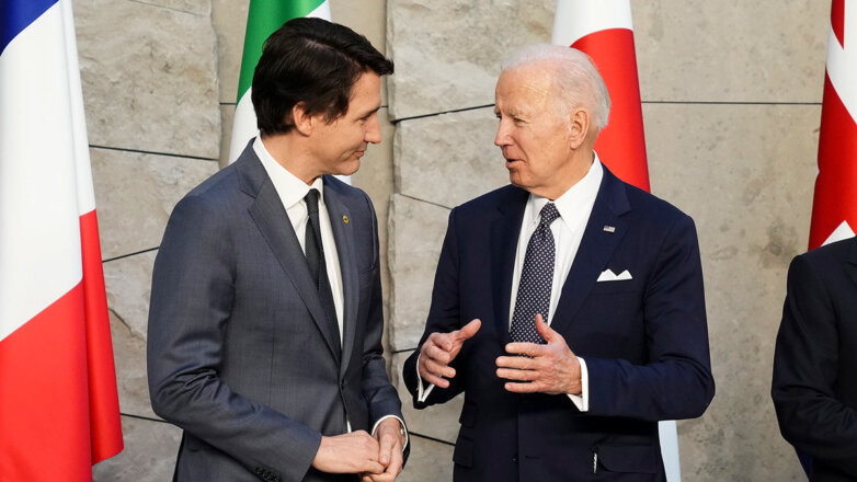 Байден и Трюдо обсудили помощь Украине и санкции против России