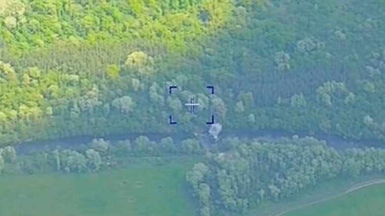 ВС России уничтожили украинскую понтонную переправу через реку Северский Донец